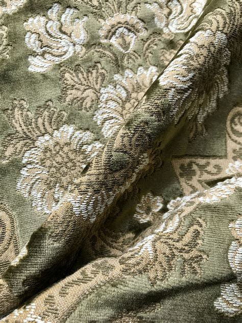 vintage brocade upholstery fabric